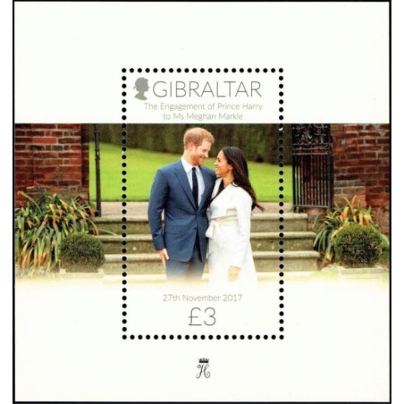 Gibraltar 2018. Engagement of Prince Harry to Meghan Markle