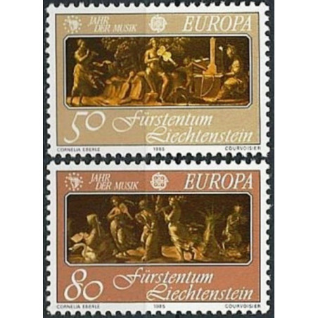 Lichtenšteino pašto ženklai (1985). Europos muzikos metai