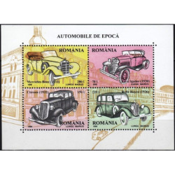Rumunijos pašto ženklai (1996). Senoviniai automobiliai