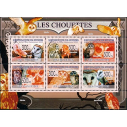 Guinea stamps (2009) for sale. Owls