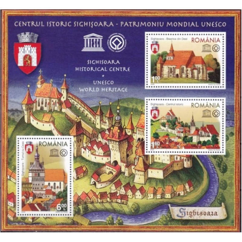 Rumunijos pašto ženklai (2009). Architektūros paveldo paminklai