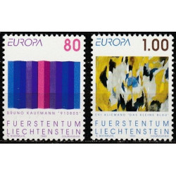 Lichtenšteino pašto ženklai (1993). Šiuolaikinis menas: paveikslai