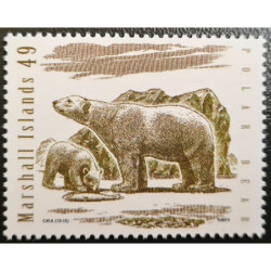 Marshall Islands stamps (2015) for sale. Polar bear