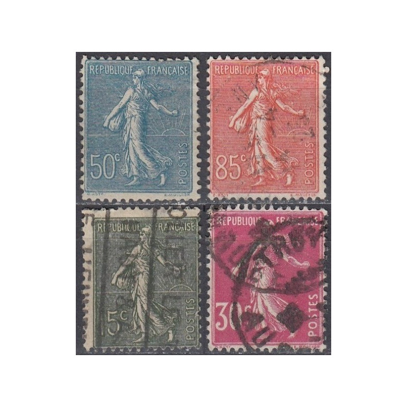 France 1921-1925. Seeder engraved by Mouchon (varietes)