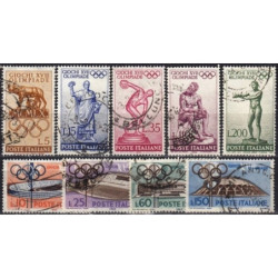 Italijos pašto ženklai (1960). Romos olimpinės žaidynės
