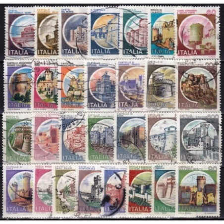 Italijos pašto ženklai (1980-94). Pilys