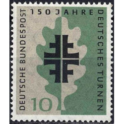 Vokietijos pašto ženklai (1958). Gimnastika