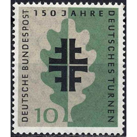 Vokietijos pašto ženklai (1958). Gimnastika