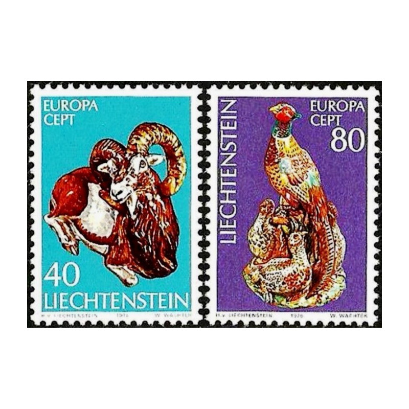 Lichtenšteino pašto ženklai (1976). Amatininkų rankdarbiai