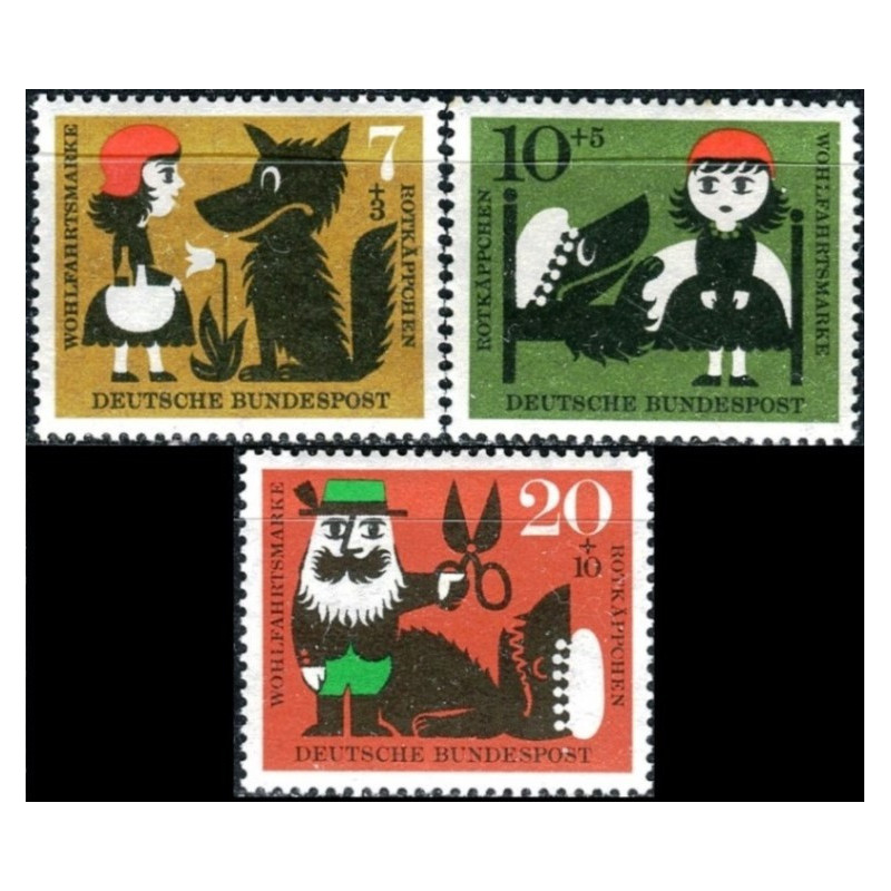 German stamps (1960) for sale. Fairy tales