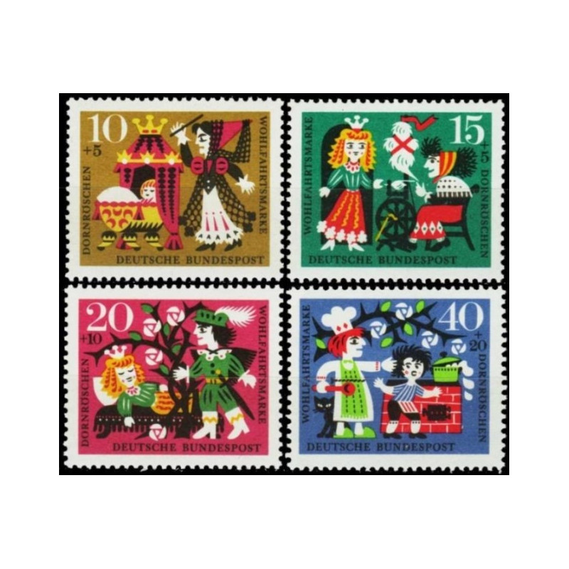 German stamps (1964) for sale. Fairy tales