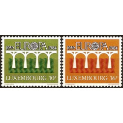 Liuksemburgas 1984. CEPT - 25-eri metai, Stilizuotas tiltas