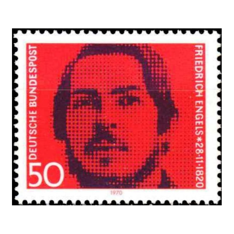Vokietijos pašto ženklai (1970). Frydrichas Engelsas