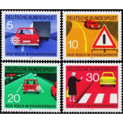 Vokietijos pašto ženklai (1971). Kelių eismo taisyklės