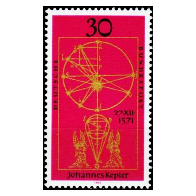 German stamps (1971) for sale. Astronomy