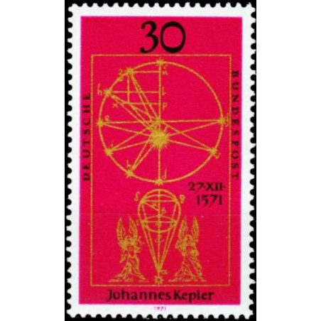 German stamps (1971) for sale. Astronomy