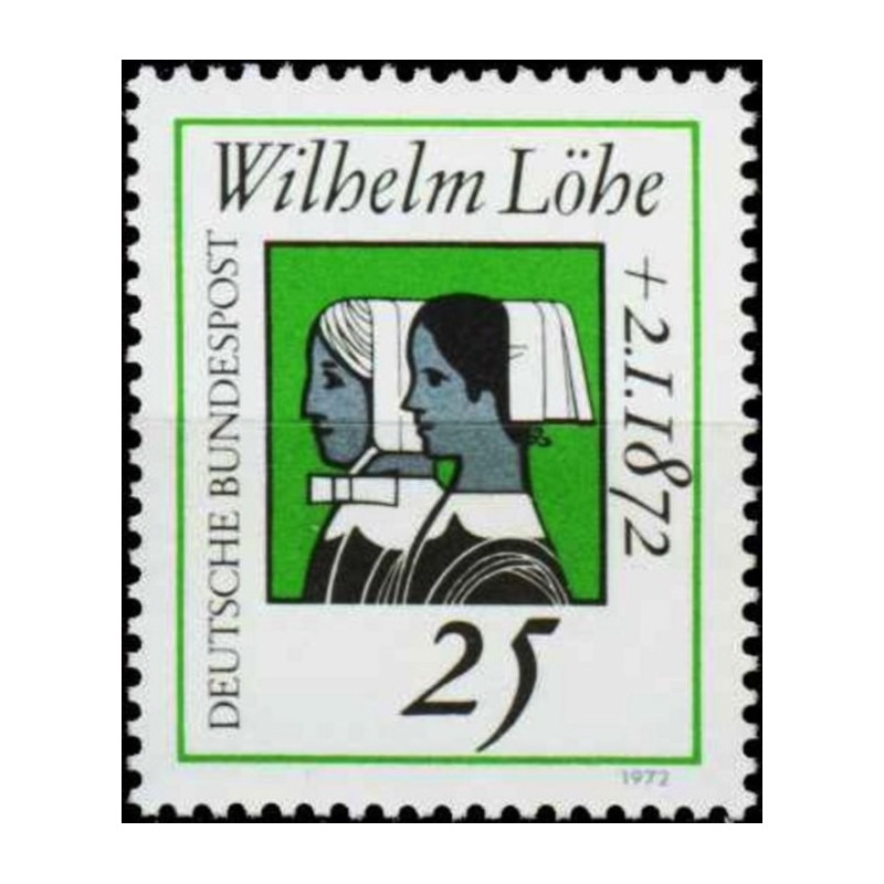 German stamps (1972) for sale. History of Christianity