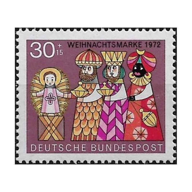German stamps (1972) for sale. Christmas