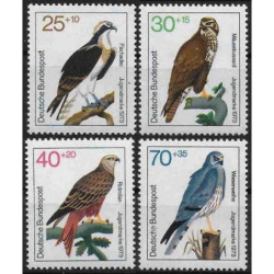 Vokietijos pašto ženklai (1973). Paukščiai