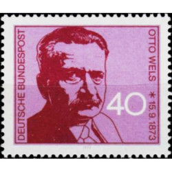 Vokietijos pašto ženklai (1973). Politikas