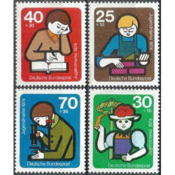 Vokietijos pašto ženklai (1974). Jaunimas