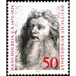Vokietijos pašto ženklai (1974). Hansas Holbainas