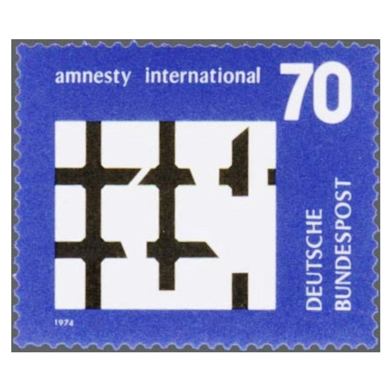 German stamps (1974) for sale. Amnesty International