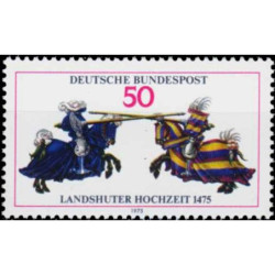 Vokietijos pašto ženklai (1975). Riterių turnyras