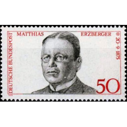 Vokietijos pašto ženklai (1975). Politikas