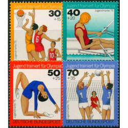 Vokietijos pašto ženklai (1976). Sportas