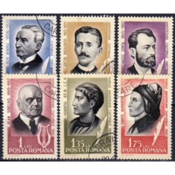 Rumunijos pašto ženklai (1965). Žymūs žmonės