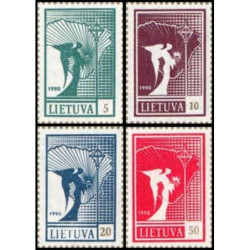 Lietuvos pašto ženklai (1990). Laisvės angelas