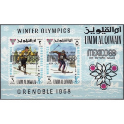 Umm al-Qiwain 1968. Summer Olympic Games Mexico City (overprinted)