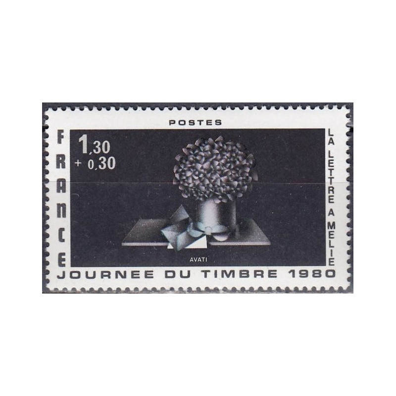 France 1980. Stamp Day (Avati painting)