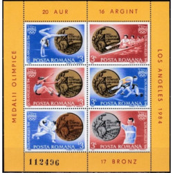 Rumunijos pašto ženklai (1984). Los Anželo vasaros olimpinės žaidynės