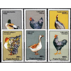 Rumunijos pašto ženklai (1995). Naminiai paukščiai