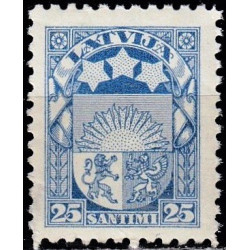 Latvijos pašto ženklai (1925). Herbai