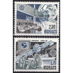 Monako pašto ženklai (1991). Europos kosmoso tyrinėjimai