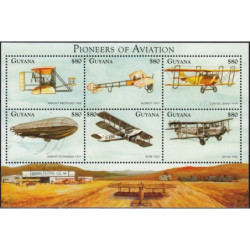 Gajanos pašto ženklai (1998). Aviacijos istorija