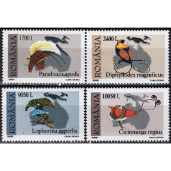 Rumunijos pašto ženklai (2000). Paukščiai