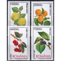 Rumunijos pašto ženklai (2002). Vaisiai