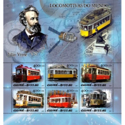 Bisau Gvinėjos pašto ženklai (2005). Lokomotyvai