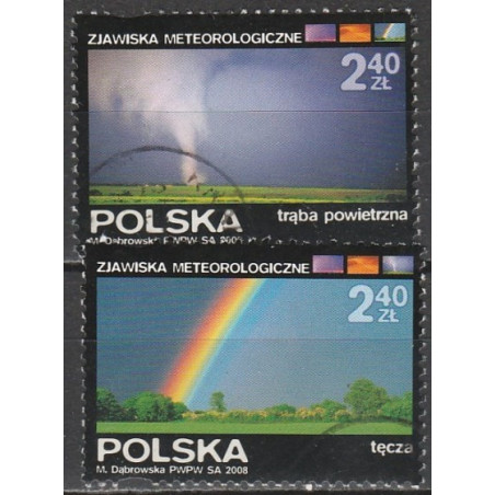 Polish stamps (2008) for sale. Atmospheric phenomena