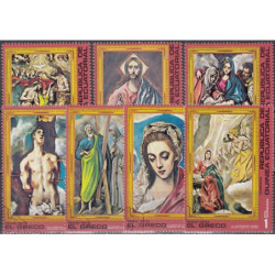 Equatorial Guinea 1976. El Greco paintings