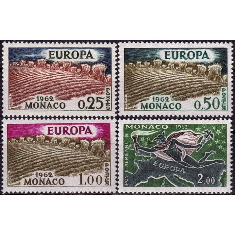 Monako pašto ženklai (1962) - Fantastiškos Europa ženklų kainos‎