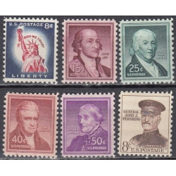 United States 1960s. Set of mint stamps II