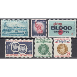 United States 1960s. Set of mint stamps V