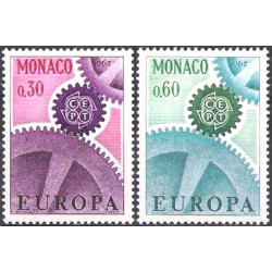 Monako pašto ženklai (1967) - Fantastiškos Europa ženklų kainos‎