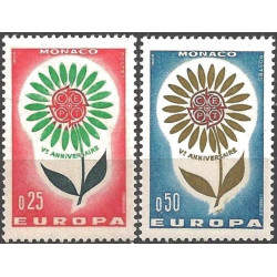 Monako pašto ženklai (1964) - Fantastiškos Europa ženklų kainos‎