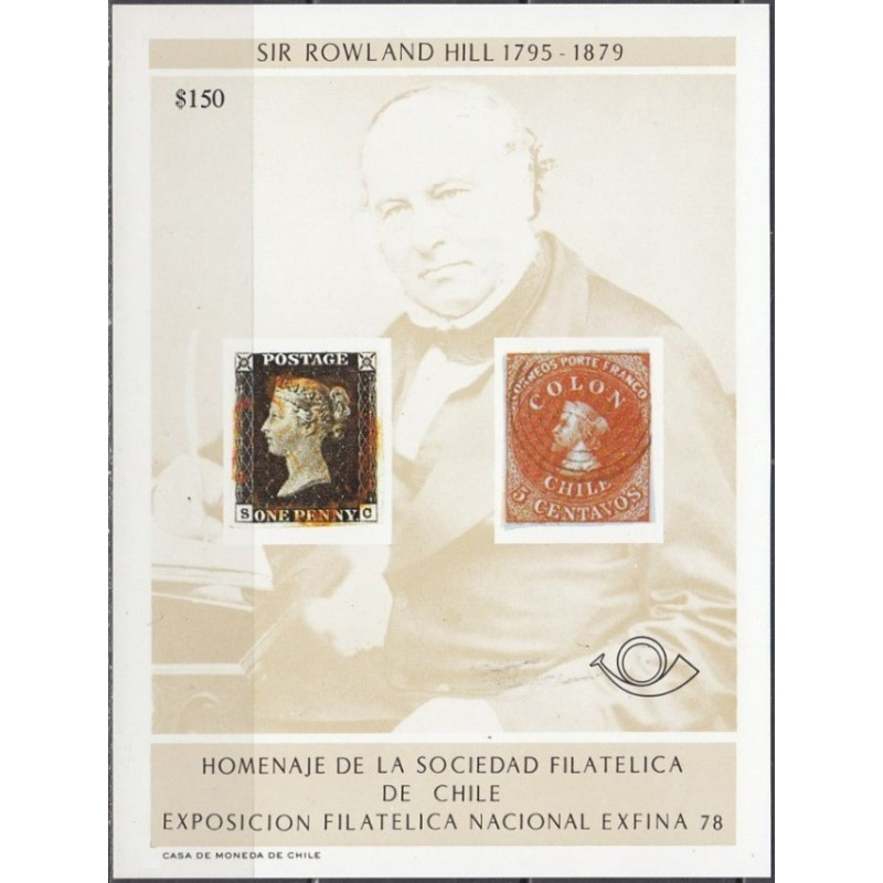 Čilė 1978. Blokas, išleistas filatelijos parodai